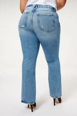 Brand new 👍 GA-SALE High Waisted GOOD BOY TWIST SLIT 32” | BLUE875 ✔️ 19 GA-SALE High Waisted GOOD BOY TWIST SLIT 32” | BLUE875