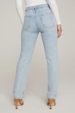 Discount ❤️ GOOD AMERICAN High Waisted GOOD BOY | BLUE643 ⌛ 14 GOOD AMERICAN High Waisted GOOD BOY | BLUE643