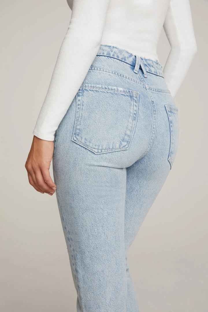 Discount ❤️ GOOD AMERICAN High Waisted GOOD BOY | BLUE643 ⌛ 2 GOOD AMERICAN High Waisted GOOD BOY | BLUE643