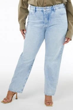 Discount ❤️ GOOD AMERICAN High Waisted GOOD BOY | BLUE643 ⌛ 17 GOOD AMERICAN High Waisted GOOD BOY | BLUE643