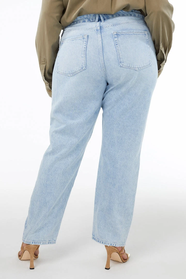 Discount ❤️ GOOD AMERICAN High Waisted GOOD BOY | BLUE643 ⌛ 9 GOOD AMERICAN High Waisted GOOD BOY | BLUE643