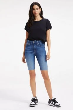 GOOD AMERICAN THE BERMUDA SHORT | BLUE832