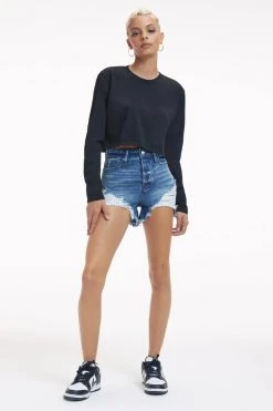 GOOD AMERICAN BOMBSHELL SHORT | BLUE646