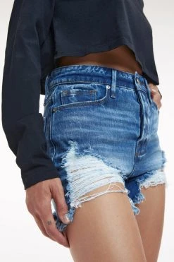 GOOD AMERICAN BOMBSHELL SHORT | BLUE646