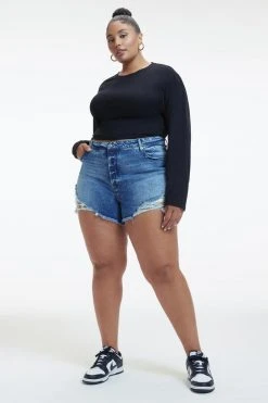 GOOD AMERICAN BOMBSHELL SHORT | BLUE646