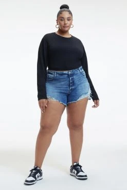 GOOD AMERICAN BOMBSHELL SHORT | BLUE646