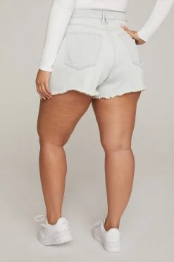 GA-SALE High Waisted BOMBSHELL SHORT | BLUE648