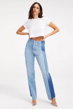 GOOD AMERICAN High Waisted GOOD BOY JEANS REDESIGN | INDIGO279