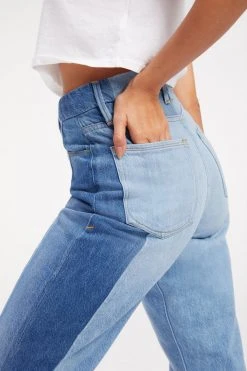 GOOD AMERICAN High Waisted GOOD BOY JEANS REDESIGN | INDIGO279