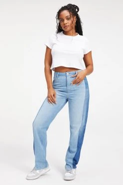 GOOD AMERICAN High Waisted GOOD BOY JEANS REDESIGN | INDIGO279