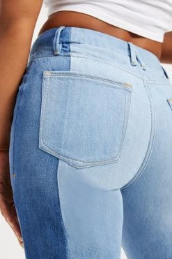 GOOD AMERICAN High Waisted GOOD BOY JEANS REDESIGN | INDIGO279