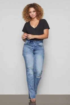 GOOD AMERICAN GOOD BOY | BLUE177 High Waisted