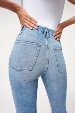 GA-SALE High Waisted GOOD BOY DESTRUCTED 28” | INDIGO085