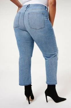 GA-SALE High Waisted GOOD BOY DESTRUCTED 28” | INDIGO085