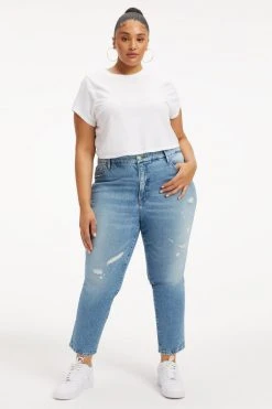 GOOD AMERICAN High Waisted GOOD CLASSIC | INDIGO046