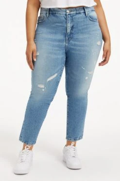 GOOD AMERICAN High Waisted GOOD CLASSIC | INDIGO046