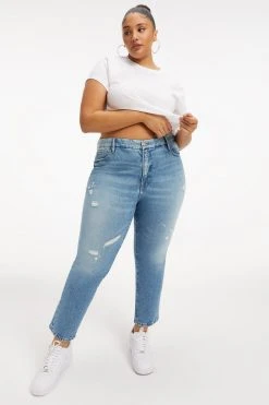 GOOD AMERICAN High Waisted GOOD CLASSIC | INDIGO046