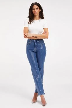 Outlet 🛒 GOOD AMERICAN GOOD CLASSIC | INDIGO SNAKE002 ⭐ 17 GOOD AMERICAN GOOD CLASSIC | INDIGO SNAKE002