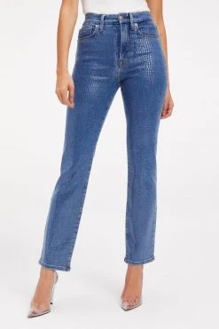 Outlet 🛒 GOOD AMERICAN GOOD CLASSIC | INDIGO SNAKE002 ⭐ 18 GOOD AMERICAN GOOD CLASSIC | INDIGO SNAKE002