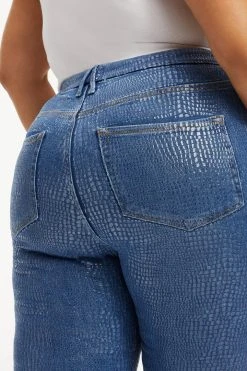 Outlet 🛒 GOOD AMERICAN GOOD CLASSIC | INDIGO SNAKE002 ⭐ 24 GOOD AMERICAN GOOD CLASSIC | INDIGO SNAKE002