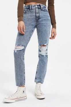 GOOD AMERICAN High Waisted GOOD CLASSIC | INDIGO036