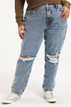 GOOD AMERICAN High Waisted GOOD CLASSIC | INDIGO036