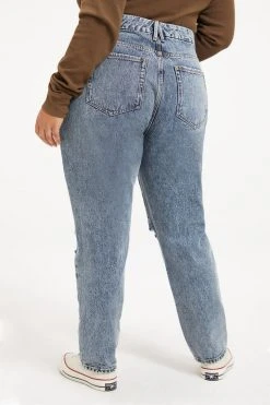 GOOD AMERICAN High Waisted GOOD CLASSIC | INDIGO036