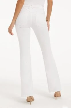 GOOD AMERICAN GOOD CLASSIC BOOT | WHITE036 High Waisted