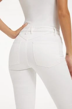 GOOD AMERICAN GOOD CLASSIC BOOT | WHITE036 High Waisted