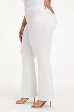 GOOD AMERICAN GOOD CLASSIC BOOT | WHITE036 High Waisted