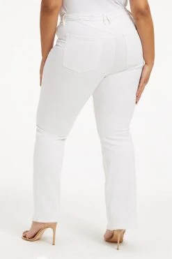 GOOD AMERICAN GOOD CLASSIC BOOT | WHITE036 High Waisted