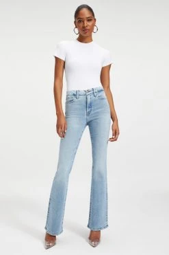 GOOD AMERICAN GOOD CLASSIC BOOT DECO YOKE | INDIGO028