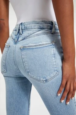 GOOD AMERICAN GOOD CLASSIC BOOT DECO YOKE | INDIGO028