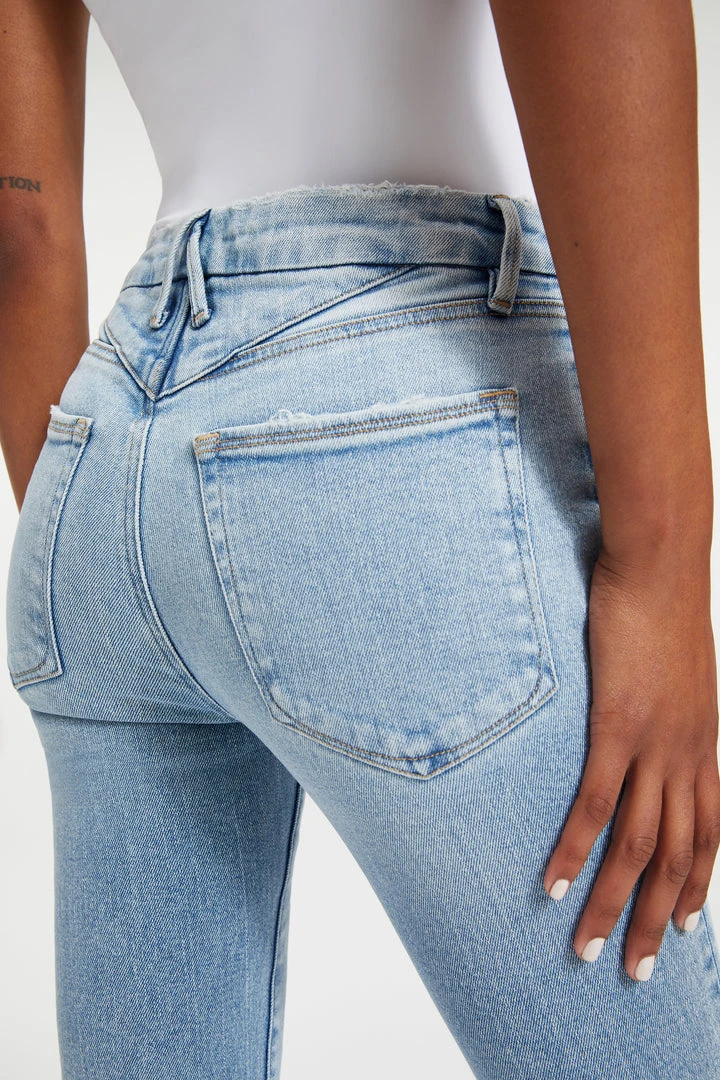 Wholesale 💯 GOOD AMERICAN GOOD CLASSIC BOOT DECO YOKE | INDIGO028 😉 1 GOOD AMERICAN GOOD CLASSIC BOOT DECO YOKE | INDIGO028