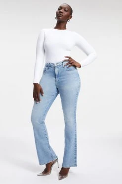 Wholesale 💯 GOOD AMERICAN GOOD CLASSIC BOOT DECO YOKE | INDIGO028 😉 22 GOOD AMERICAN GOOD CLASSIC BOOT DECO YOKE | INDIGO028