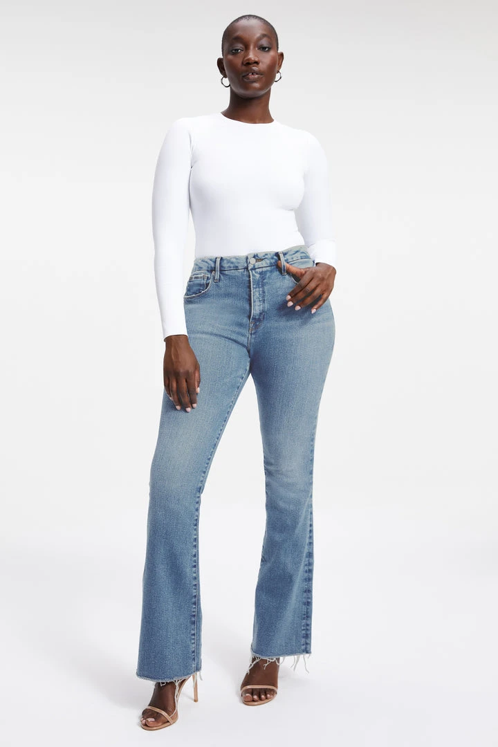 Best Sale ✨ GOOD AMERICAN GOOD CLASSIC BOOT | INDIGO027 High Waisted ✔️ 2 GOOD AMERICAN GOOD CLASSIC BOOT | INDIGO027 High Waisted