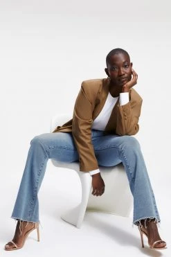 Best Sale ✨ GOOD AMERICAN GOOD CLASSIC BOOT | INDIGO027 High Waisted ✔️ 26 GOOD AMERICAN GOOD CLASSIC BOOT | INDIGO027 High Waisted