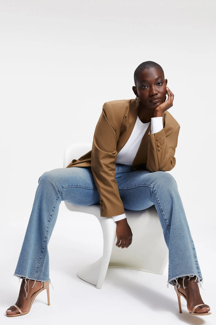 Best Sale ✨ GOOD AMERICAN GOOD CLASSIC BOOT | INDIGO027 High Waisted ✔️ 7 GOOD AMERICAN GOOD CLASSIC BOOT | INDIGO027 High Waisted