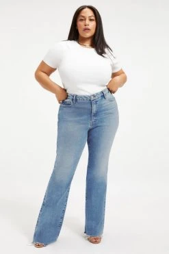 Best Sale ✨ GOOD AMERICAN GOOD CLASSIC BOOT | INDIGO027 High Waisted ✔️ 34 GOOD AMERICAN GOOD CLASSIC BOOT | INDIGO027 High Waisted