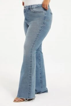 Best Sale ✨ GOOD AMERICAN GOOD CLASSIC BOOT | INDIGO027 High Waisted ✔️ 36 GOOD AMERICAN GOOD CLASSIC BOOT | INDIGO027 High Waisted