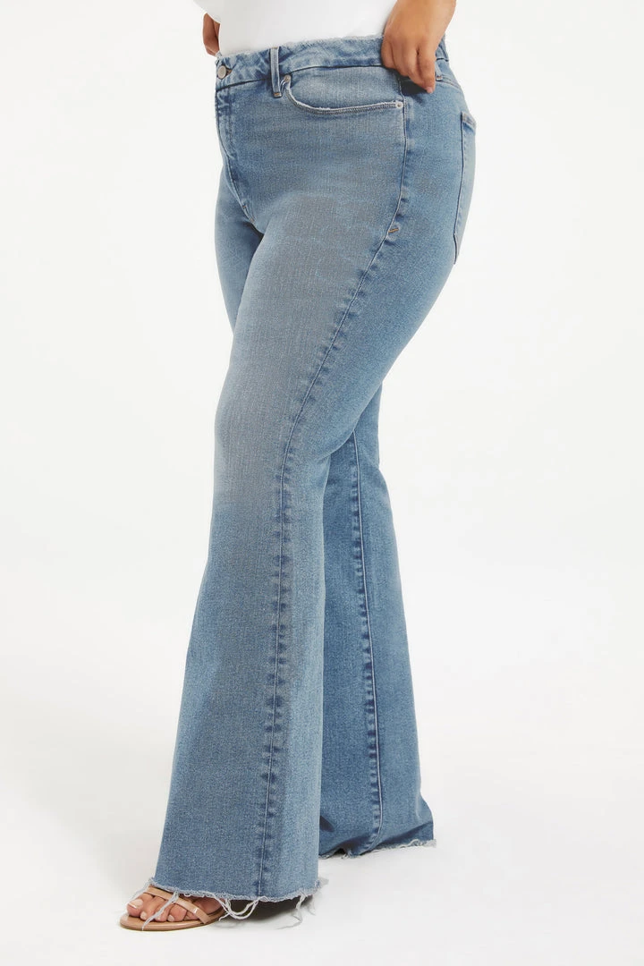 Best Sale ✨ GOOD AMERICAN GOOD CLASSIC BOOT | INDIGO027 High Waisted ✔️ 17 GOOD AMERICAN GOOD CLASSIC BOOT | INDIGO027 High Waisted