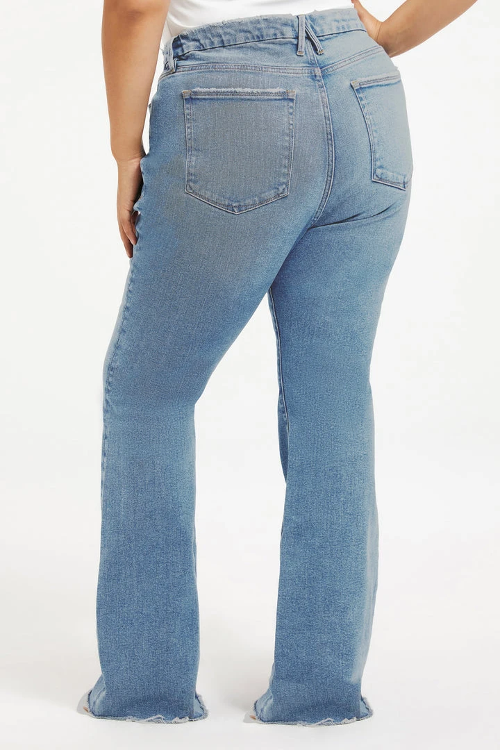 Best Sale ✨ GOOD AMERICAN GOOD CLASSIC BOOT | INDIGO027 High Waisted ✔️ 18 GOOD AMERICAN GOOD CLASSIC BOOT | INDIGO027 High Waisted