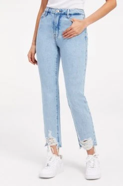 GOOD AMERICAN GOOD CLASSIC JEANS REDESIGN| INDIGO279 High Waisted