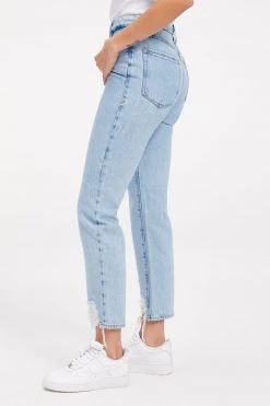 GOOD AMERICAN GOOD CLASSIC JEANS REDESIGN| INDIGO279 High Waisted