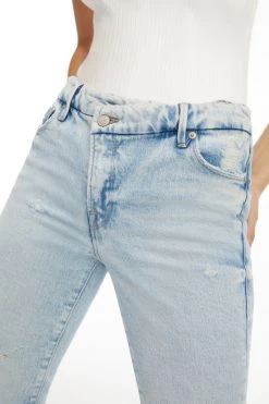 GOOD AMERICAN GOOD CLASSIC CROSSOVER WAIST | BLUE681