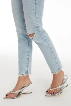 GOOD AMERICAN GOOD CLASSIC CROSSOVER WAIST | BLUE681