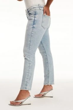 GOOD AMERICAN GOOD CLASSIC CROSSOVER WAIST | BLUE681