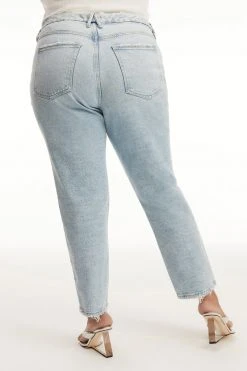 GOOD AMERICAN GOOD CLASSIC CROSSOVER WAIST | BLUE681