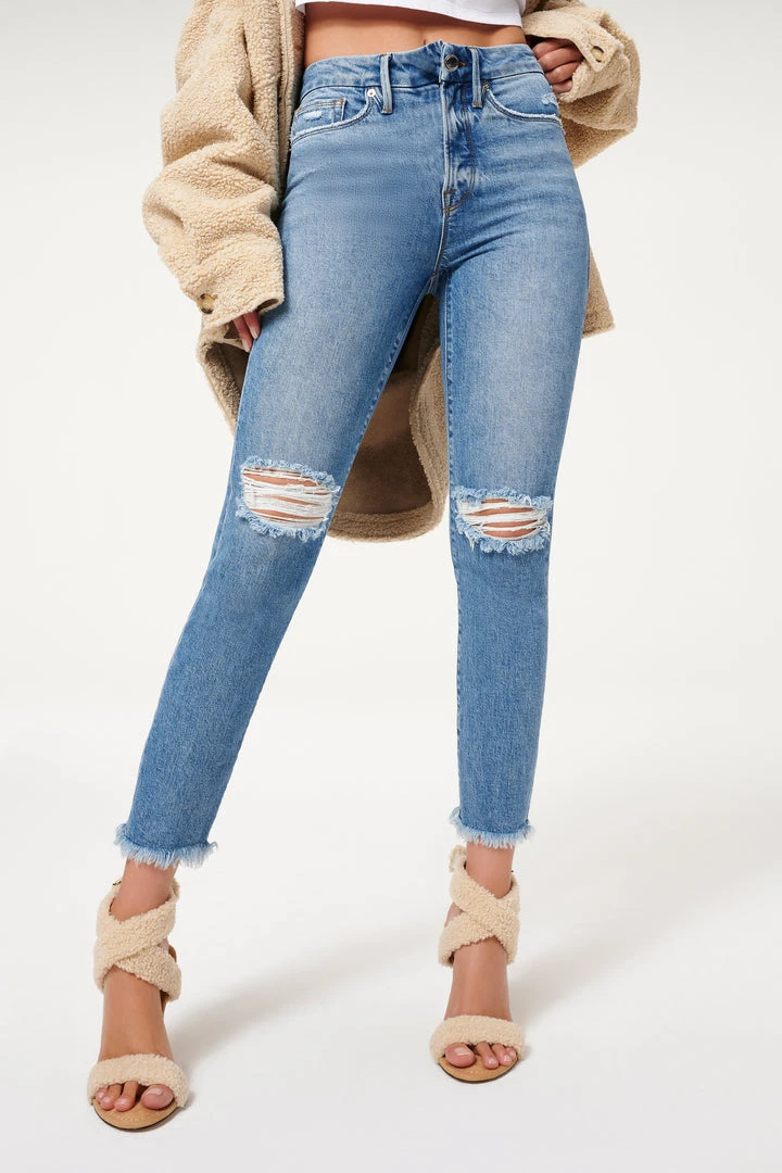 Cheap ⌛ GA-SALE High Waisted GOOD CLASSIC FRAY HEM | INDIGO092 ⌛ 3 GA-SALE High Waisted GOOD CLASSIC FRAY HEM | INDIGO092