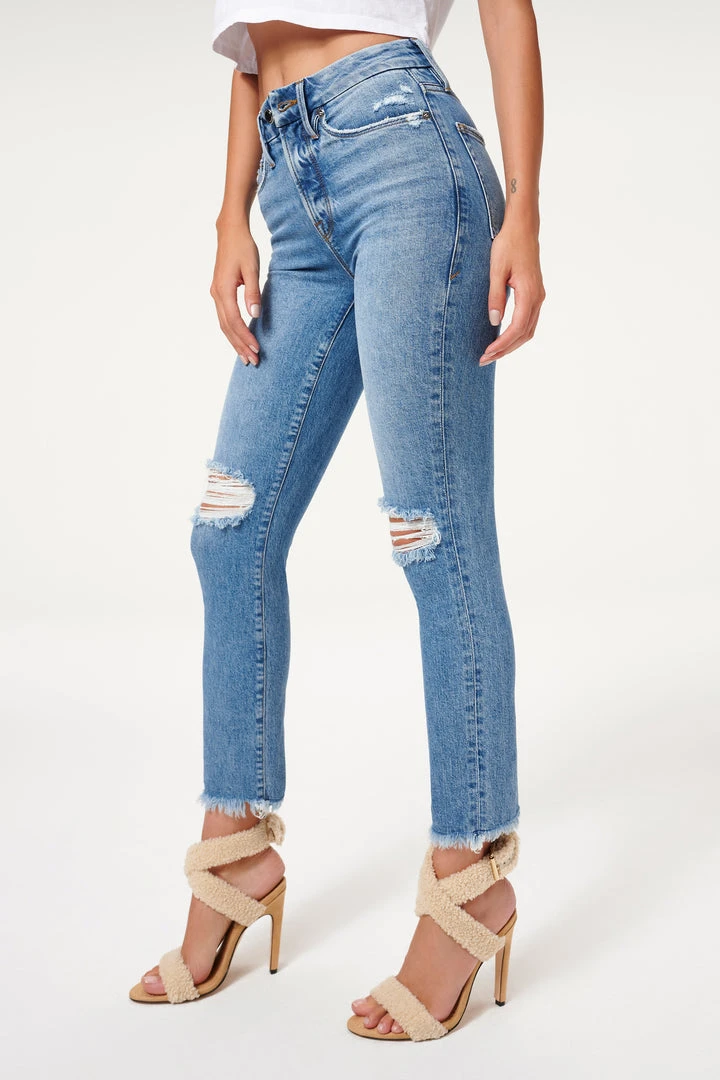 Cheap ⌛ GA-SALE High Waisted GOOD CLASSIC FRAY HEM | INDIGO092 ⌛ 5 GA-SALE High Waisted GOOD CLASSIC FRAY HEM | INDIGO092